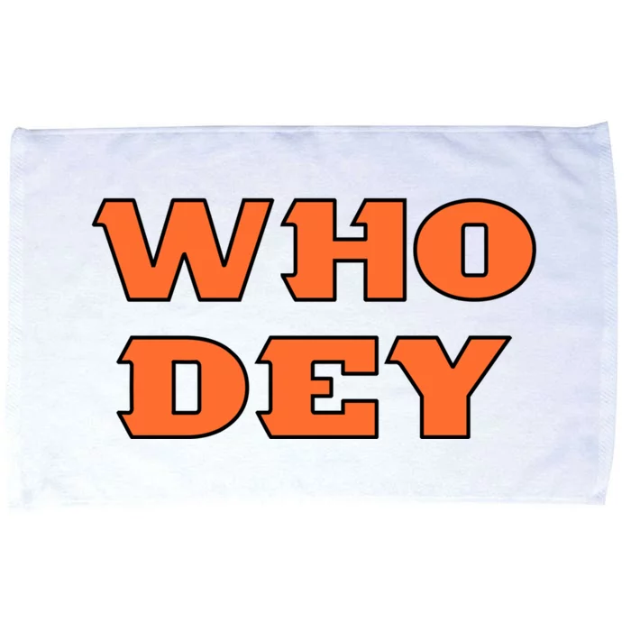 Who Dey Bengals Sports Microfiber Hand Towel