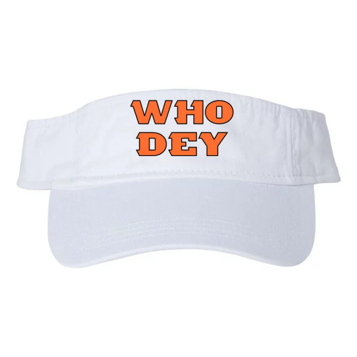 Who Dey Bengals Sports Valucap Bio-Washed Visor