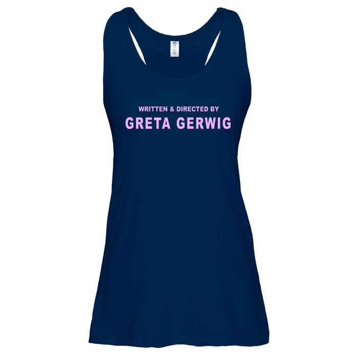 Written Directed By Greta Gerwig Ladies Essential Flowy Tank