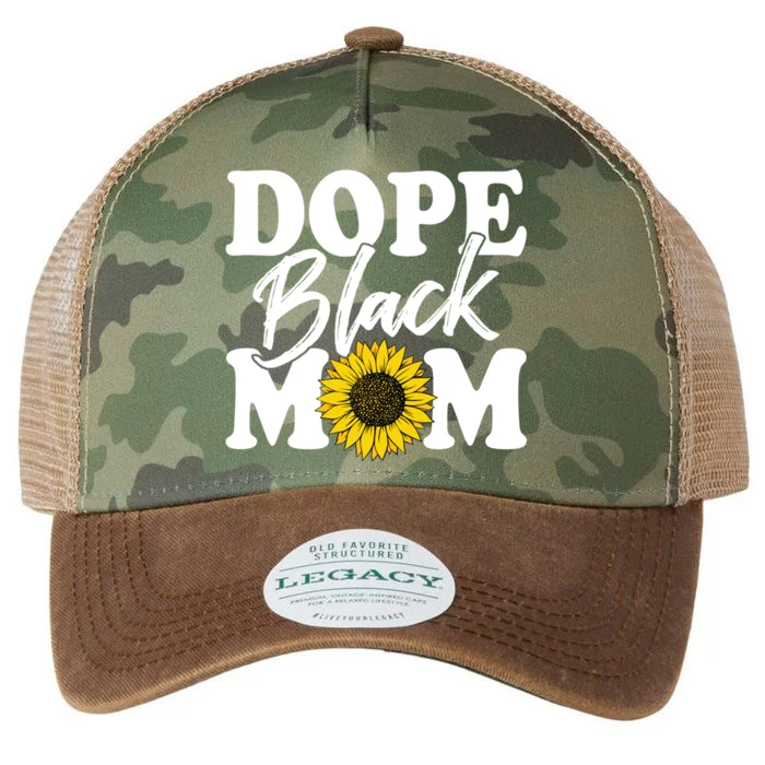 Wo Dope Black Mom Afro American Messy Bun Mathers Day Gift Legacy Tie Dye Trucker Hat