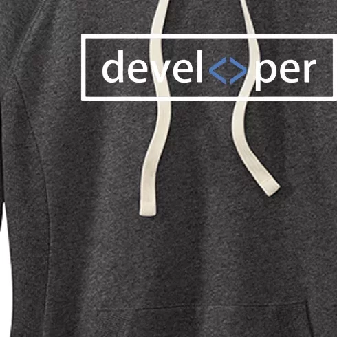 Web Developer Coding Full Stack Programmer Women's Fleece Hoodie