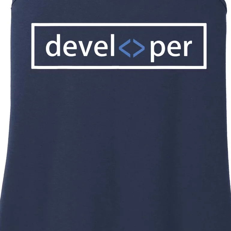 Web Developer Coding Full Stack Programmer Ladies Essential Tank