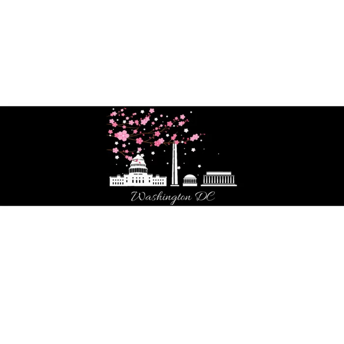 Washington Dc Cherry Blossoms Monuments Memorial Bumper Sticker