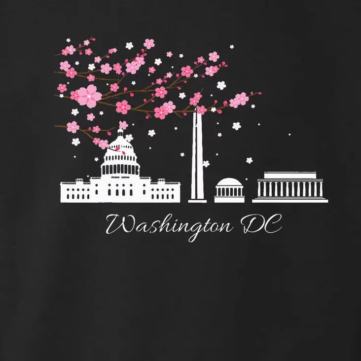 Washington Dc Cherry Blossoms Monuments Memorial Toddler Hoodie