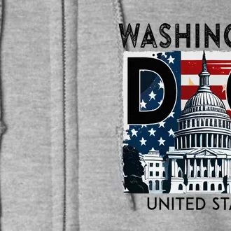 Washington Dc Capitol Hill Usa Souvenirs Gifts Full Zip Hoodie