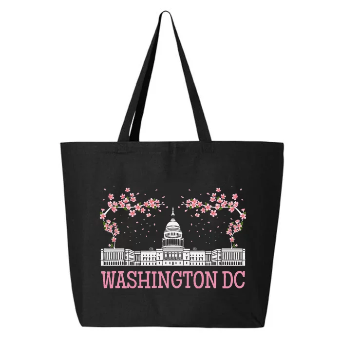 Washington Dc Cherry Blossom Monument 25L Jumbo Tote