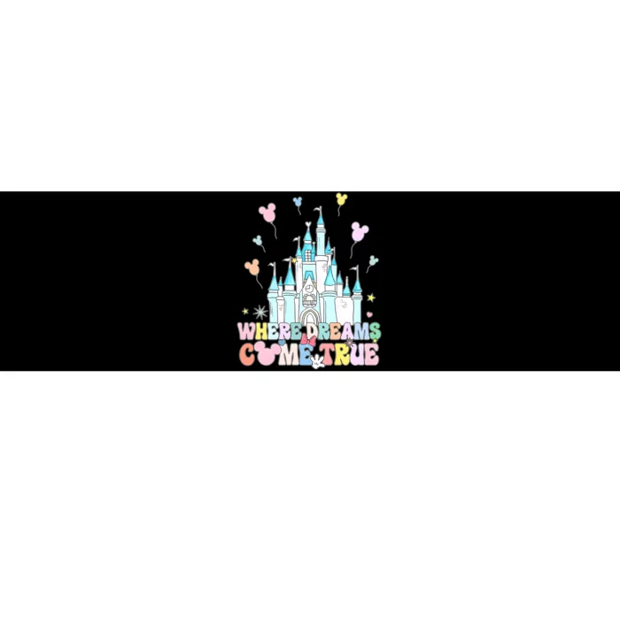 Where Dreams Come True Diz Nee Family Trip Castle Magic Kingdom Bumper Sticker