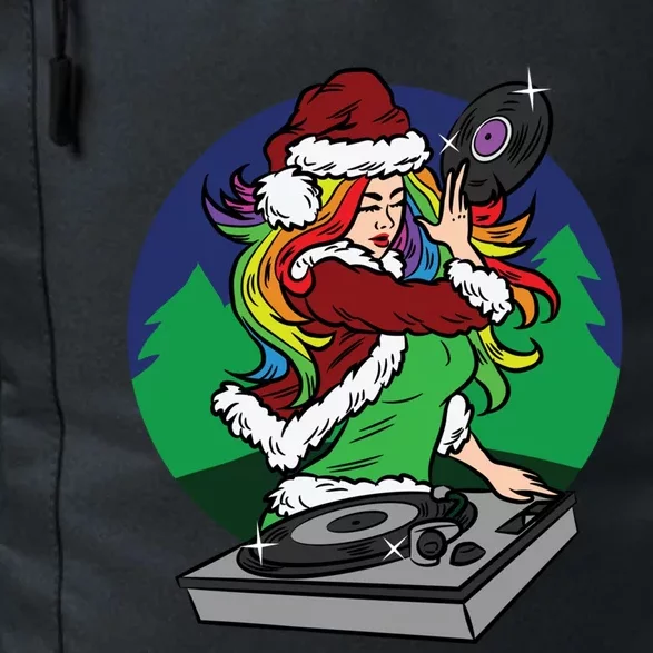 Wo Dj Christmas Pajama Cool Disc Jockey Dance Music Xgiftmas Gift Daily Commute Backpack