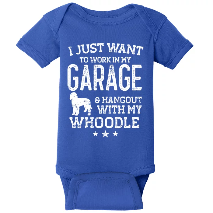 Whoodle Dad Car Garage Hangout Gift Baby Bodysuit