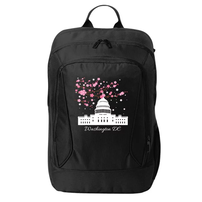 Washington DC Capitol Building Cherry Blossoms TShirt City Backpack