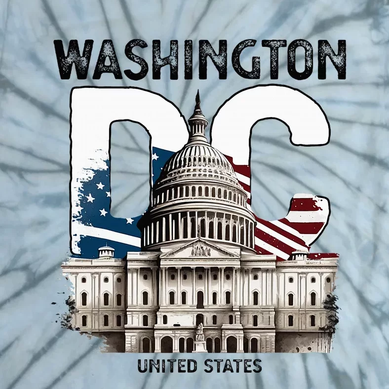 Washington Dc Capitol Hill Usa Souvenirs Gifts Tie-Dye T-Shirt