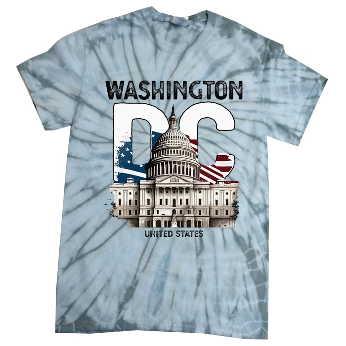 Washington Dc Capitol Hill Usa Souvenirs Gifts Tie-Dye T-Shirt