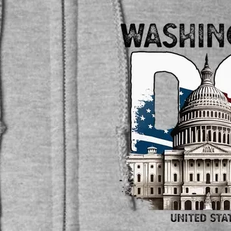 Washington Dc Capitol Hill Usa Souvenirs Gifts Full Zip Hoodie