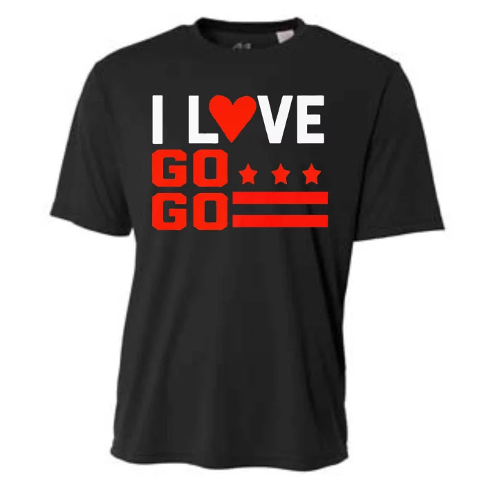 Washington D C I Love Go Go Music Gift For Kids And Adults Cooling Performance Crew T-Shirt