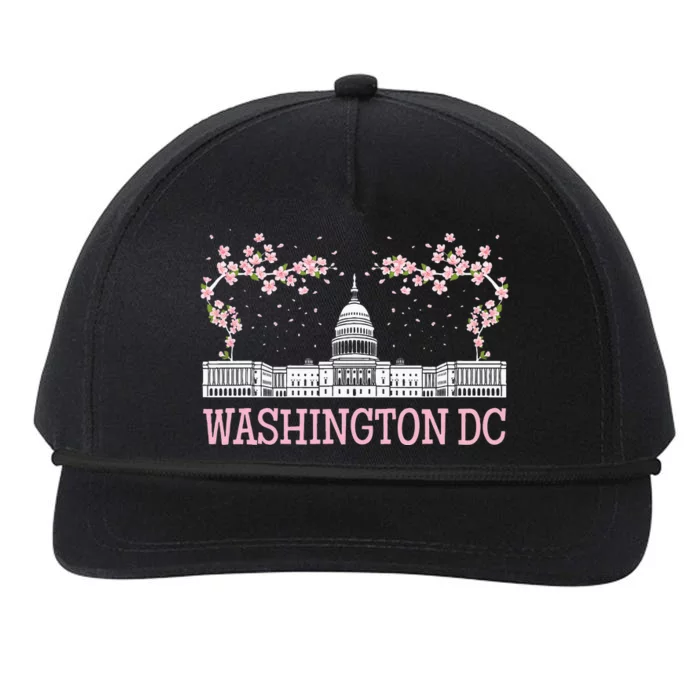 Washington DC Cherry Blossom Monument Snapback Five-Panel Rope Hat