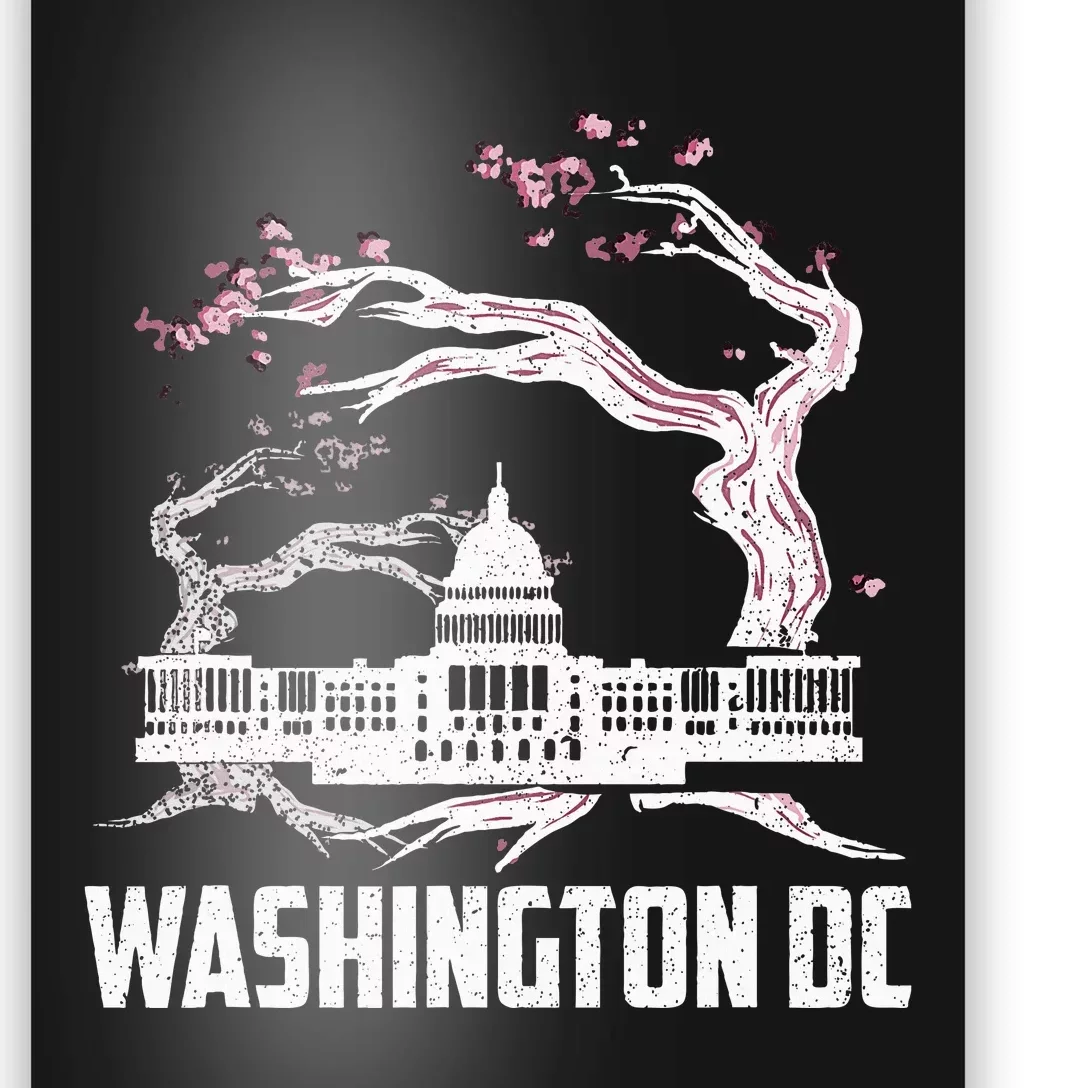 Washington Dc Cherry Blossom Capitol Hill Usa Souvenir Poster