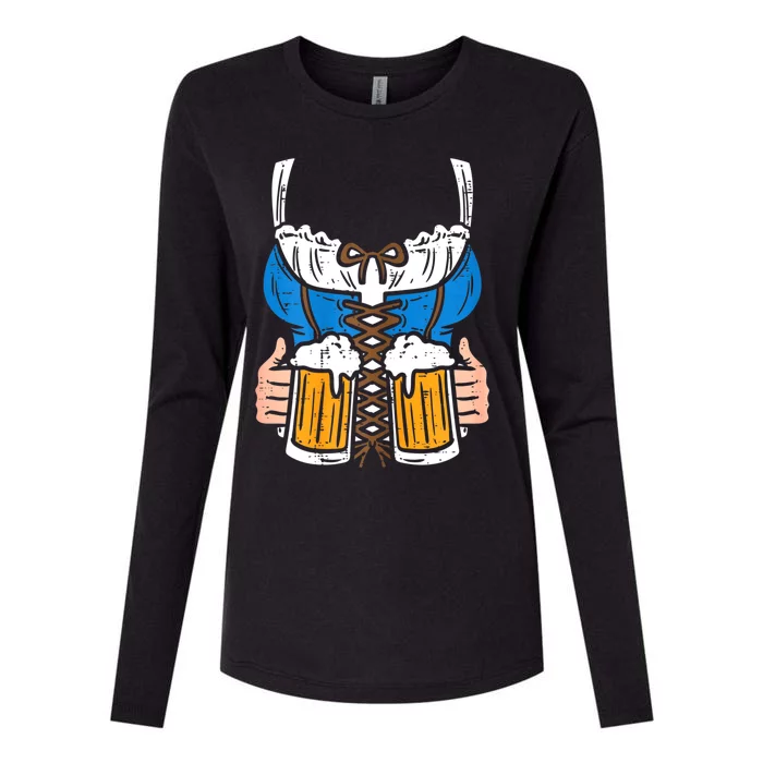 Womens Drindl Costume German Bavarian Oktoberfest Festival Women Womens Cotton Relaxed Long Sleeve T-Shirt