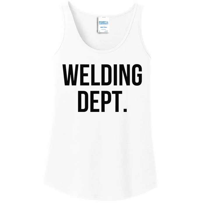 Welding Dept. College Welding Major Ladies Essential Tank