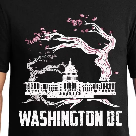 Washington Dc Cherry Blossom Capitol Hill Usa Souvenir Pajama Set