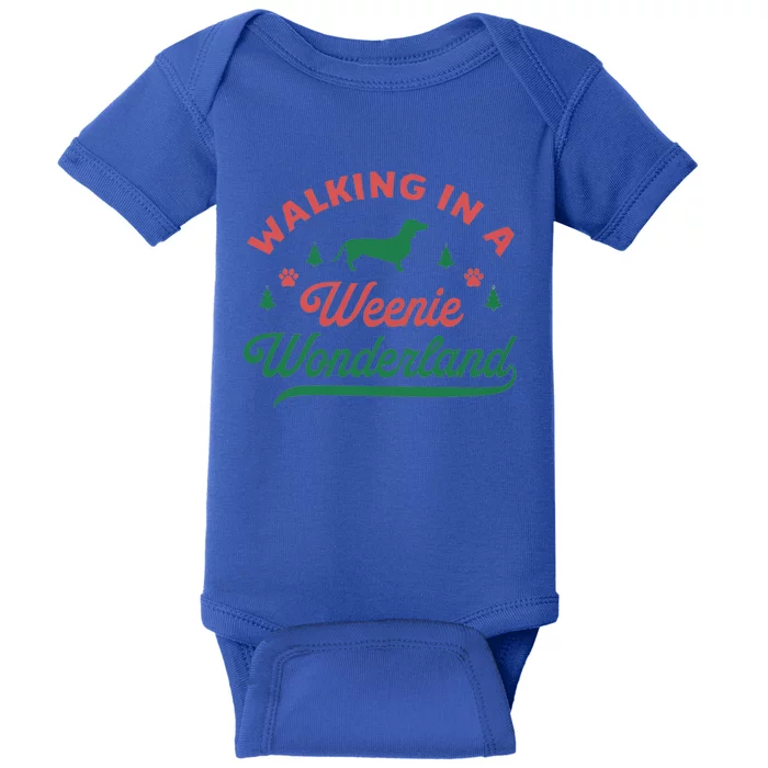 Wiener Dog Christmas Doxie Dachshund Lover Pajamas Cute Gift Baby Bodysuit