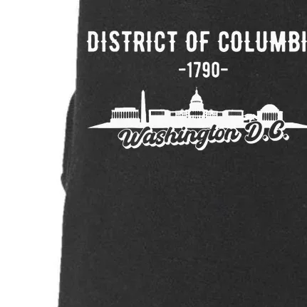 Washington D C Skyline Doggie 3-End Fleece Hoodie