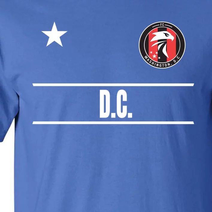 Washington D C Soccer Jersey Eagle Stripes Fan Design Gift Tall T-Shirt