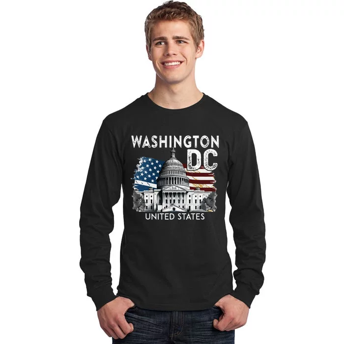 Washington Dc Capitol Hill Usa Souvenirs Tall Long Sleeve T-Shirt