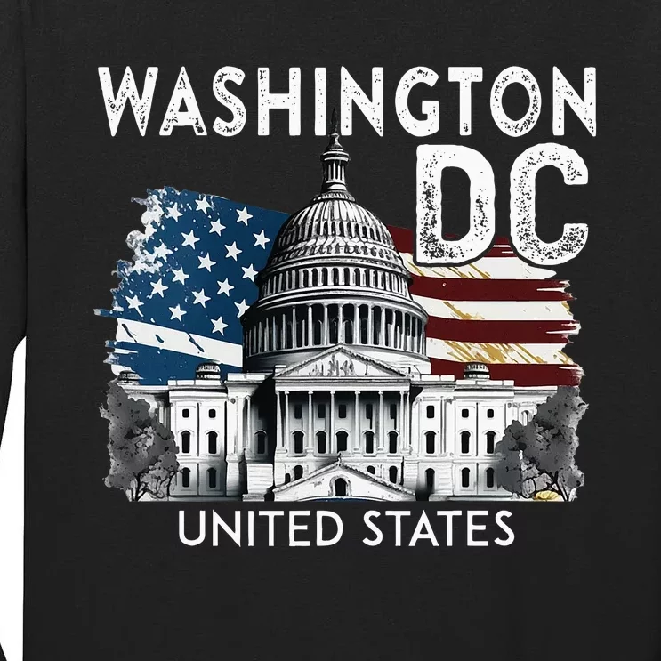 Washington Dc Capitol Hill Usa Souvenirs Tall Long Sleeve T-Shirt