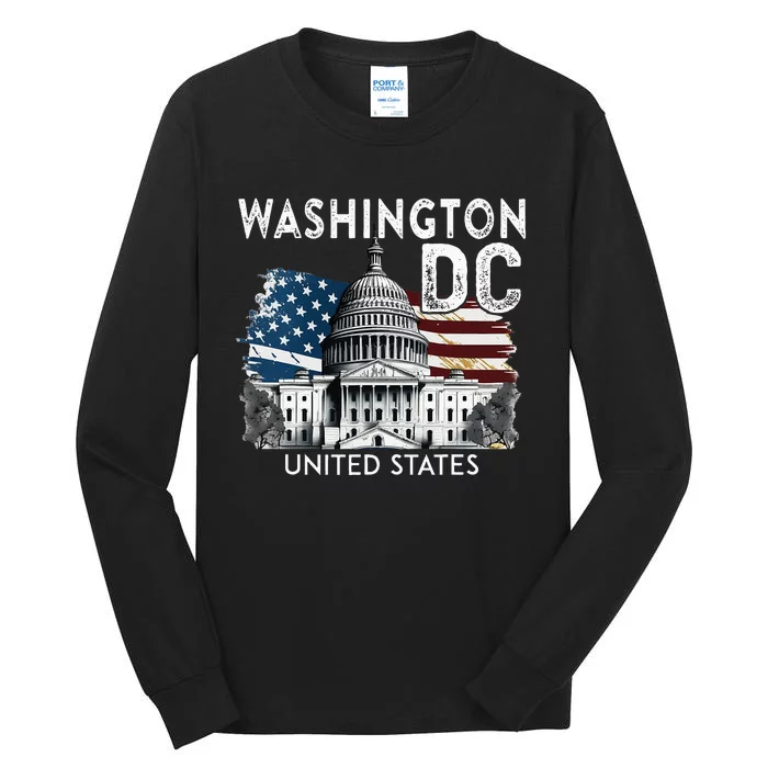 Washington Dc Capitol Hill Usa Souvenirs Tall Long Sleeve T-Shirt