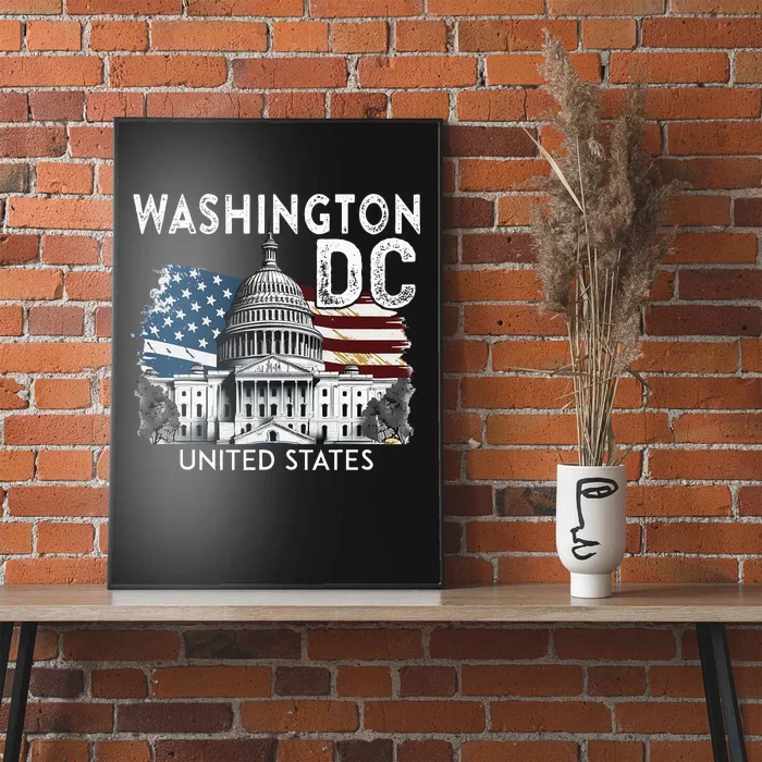 Washington Dc Capitol Hill Usa Souvenirs Poster