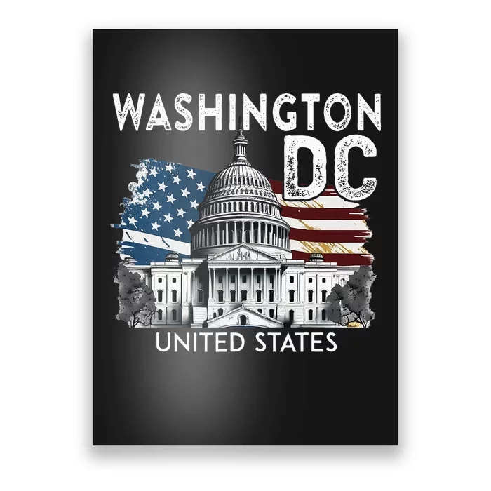 Washington Dc Capitol Hill Usa Souvenirs Poster