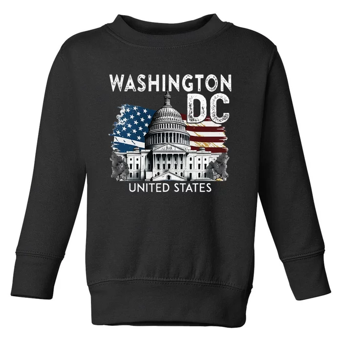 Washington Dc Capitol Hill Usa Souvenirs Toddler Sweatshirt