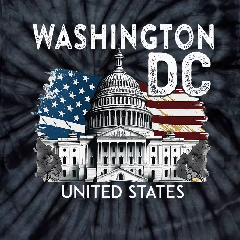 Washington Dc Capitol Hill Usa Souvenirs Tie-Dye T-Shirt