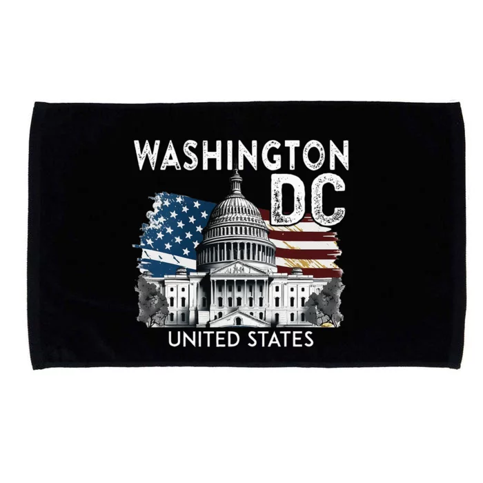 Washington Dc Capitol Hill Usa Souvenirs Microfiber Hand Towel