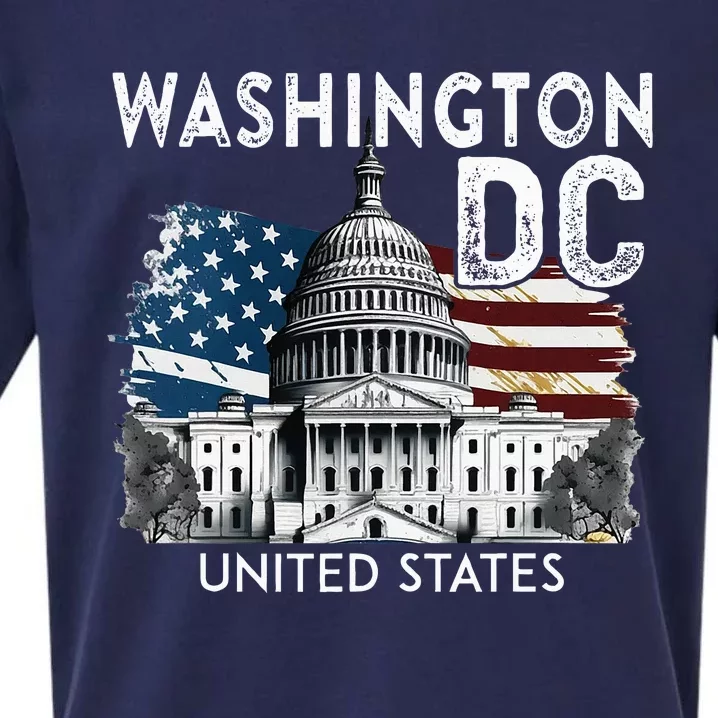 Washington Dc Capitol Hill Usa Souvenirs Sueded Cloud Jersey T-Shirt