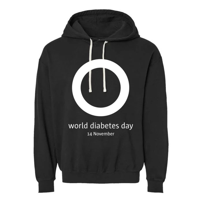 World Diabetes Day Diabetes Awareness Cool Gift Garment-Dyed Fleece Hoodie