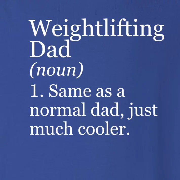 Weightlifting Dad Definition Funny Sarcastic Workout Gym Gift Toddler Long Sleeve Shirt