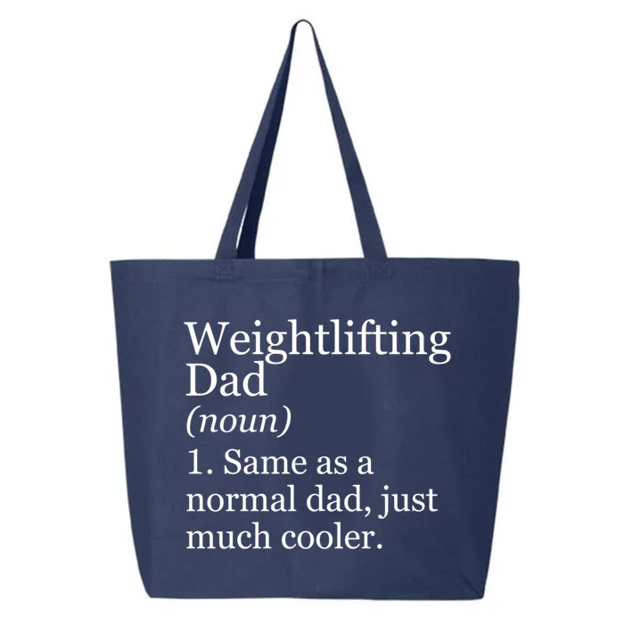 Weightlifting Dad Definition Funny Sarcastic Workout Gym Gift 25L Jumbo Tote