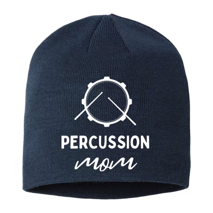 Womens Drumline Drums Drummer Marching Band Percussion Mom 8 1/2in Sustainable Knit Beanie