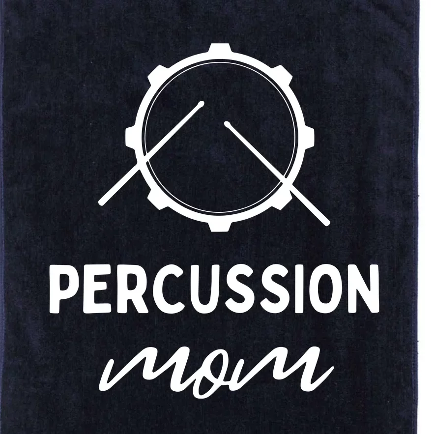 Womens Drumline Drums Drummer Marching Band Percussion Mom Platinum Collection Golf Towel