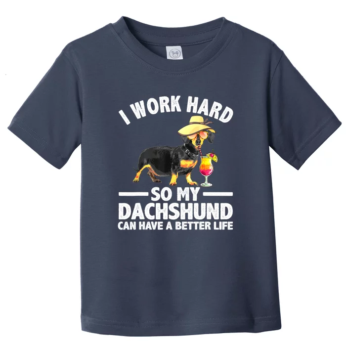 Wiener Dog Dachshund Lovers Cool Dachshund Gift Toddler T-Shirt