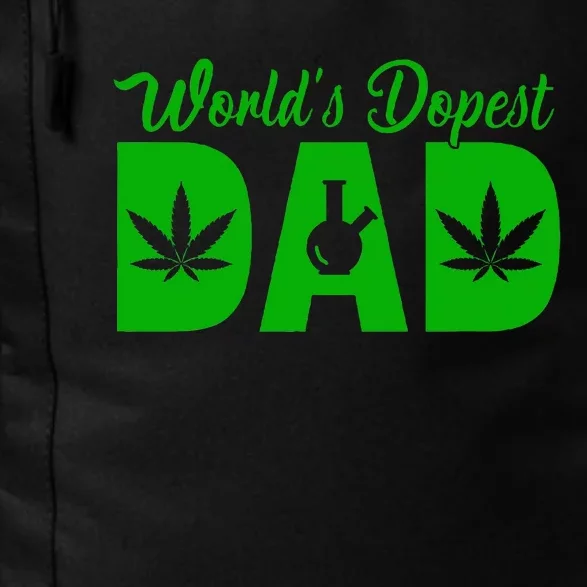 Worlds Dopest Dad Marijuana Bong Weed Daily Commute Backpack