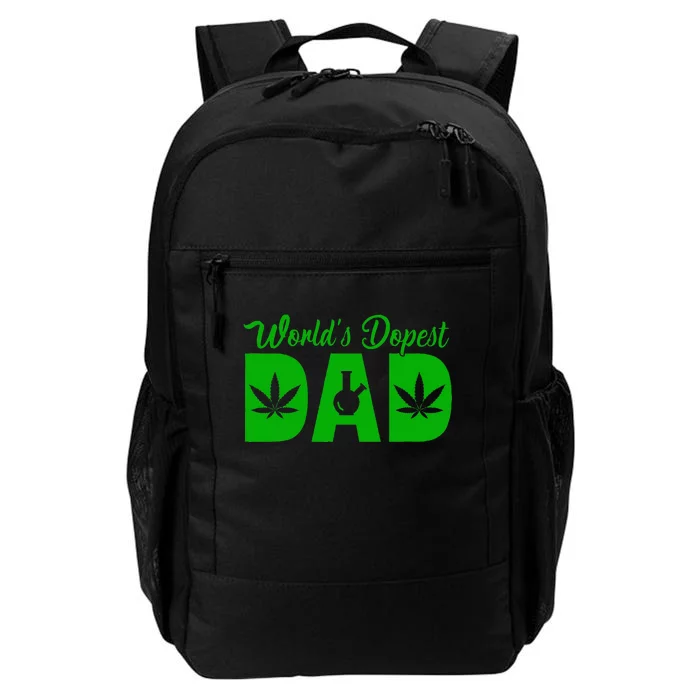 Worlds Dopest Dad Marijuana Bong Weed Daily Commute Backpack