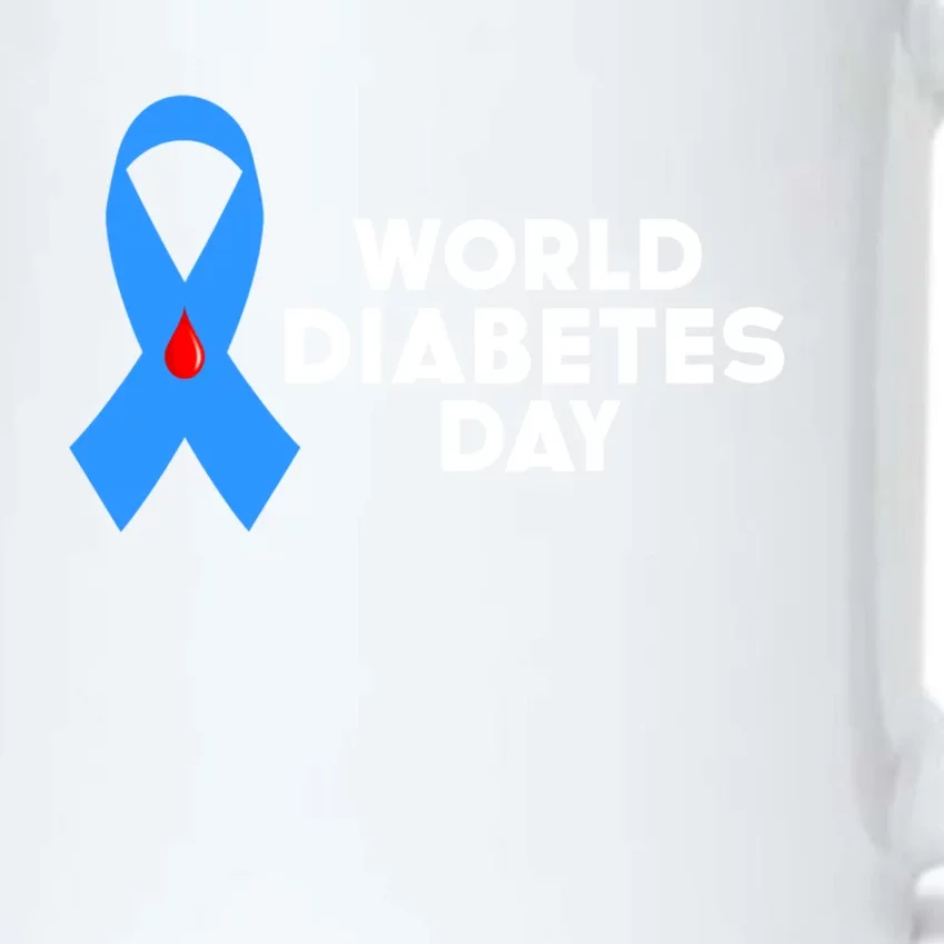 World Diabetes Day Cool Gift Diabetes Cool Gift Diabetes Awareness Gift Black Color Changing Mug