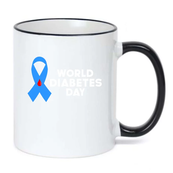 World Diabetes Day Cool Gift Diabetes Cool Gift Diabetes Awareness Gift Black Color Changing Mug