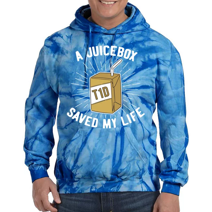 World Diabetes Day Pancreas Diabetic Gift Juice Box Gift Tie Dye Hoodie