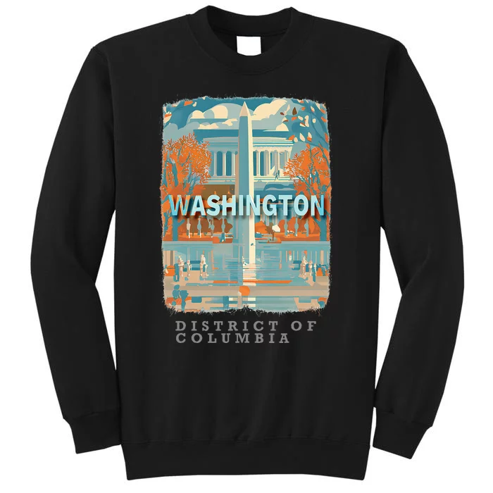 Washington Dc Dc Monumental Majesty Sd741 Sweatshirt