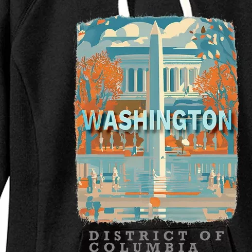 Washington Dc Dc Monumental Majesty Sd741 Women's Fleece Hoodie