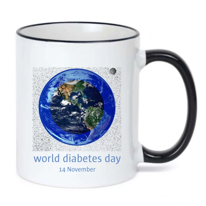 World Diabetes Day Gift Black Color Changing Mug