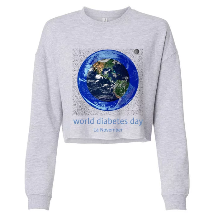 World Diabetes Day Gift Cropped Pullover Crew